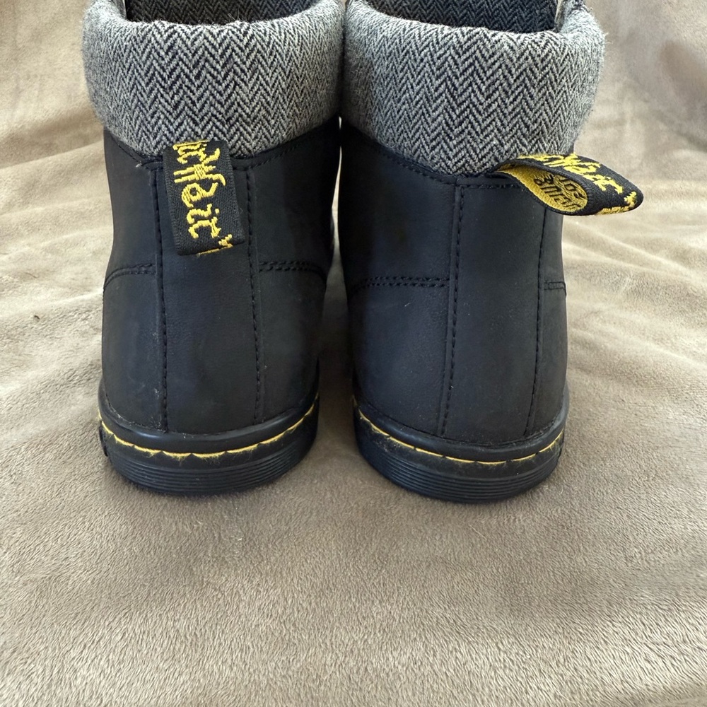 * Dr. Martens Leather Black Maelly Ankle Boots - Picture 7 of 10